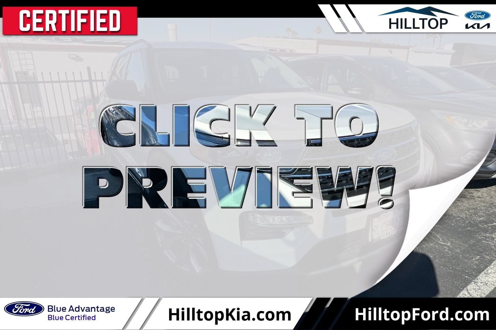 Certified 2023 Ford Explorer XLT w/ Equipment Group 202A