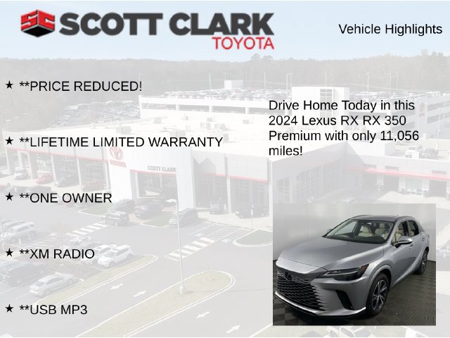 Used 2024 Lexus RX 350 Premium w/ Accessory Package (Z1) FWD image 13