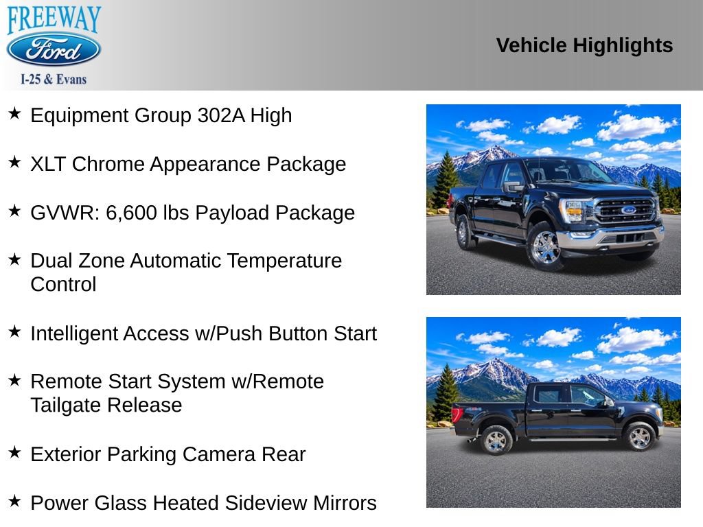 Certified 2021 Ford F150 XLT w/ Equipment Group 302A High AWD/4WD image 4