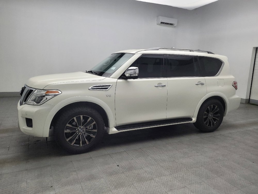 Used 2020 Nissan Armada Platinum w/ Captain's Chairs Package RWD image 3