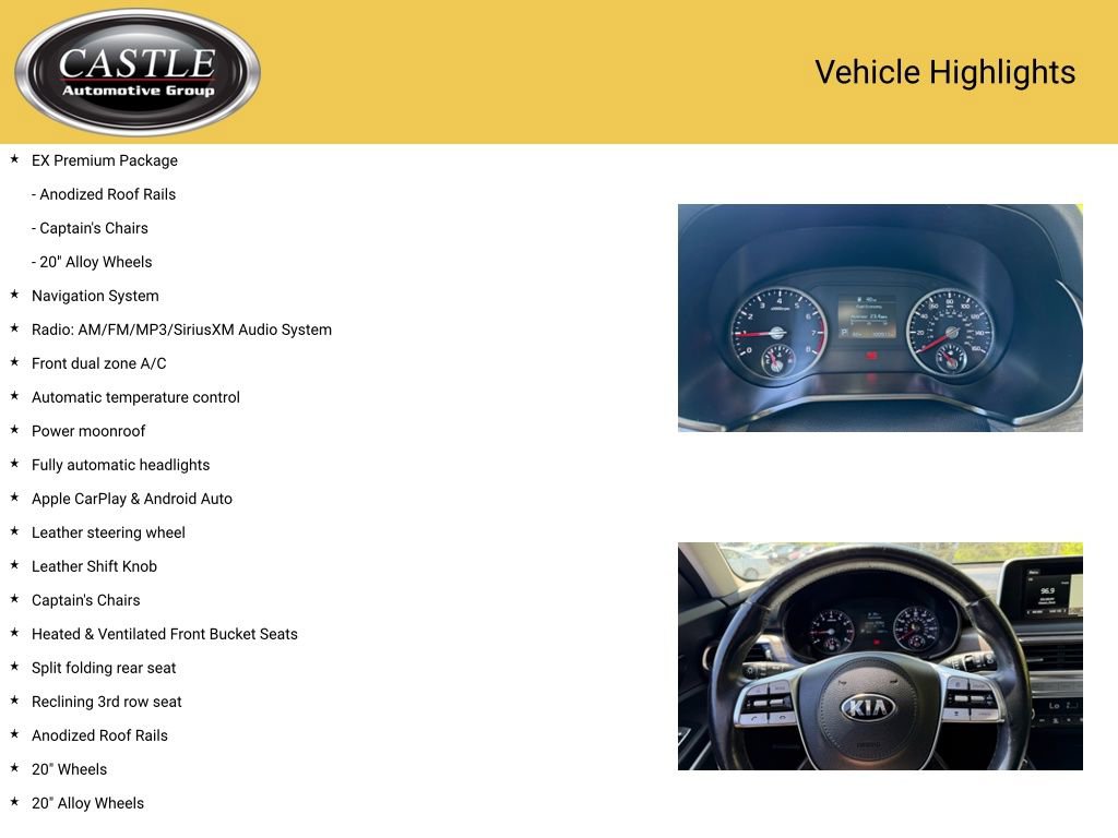 Used 2020 Kia Telluride EX w/ EX Premium Package AWD/4WD image 4