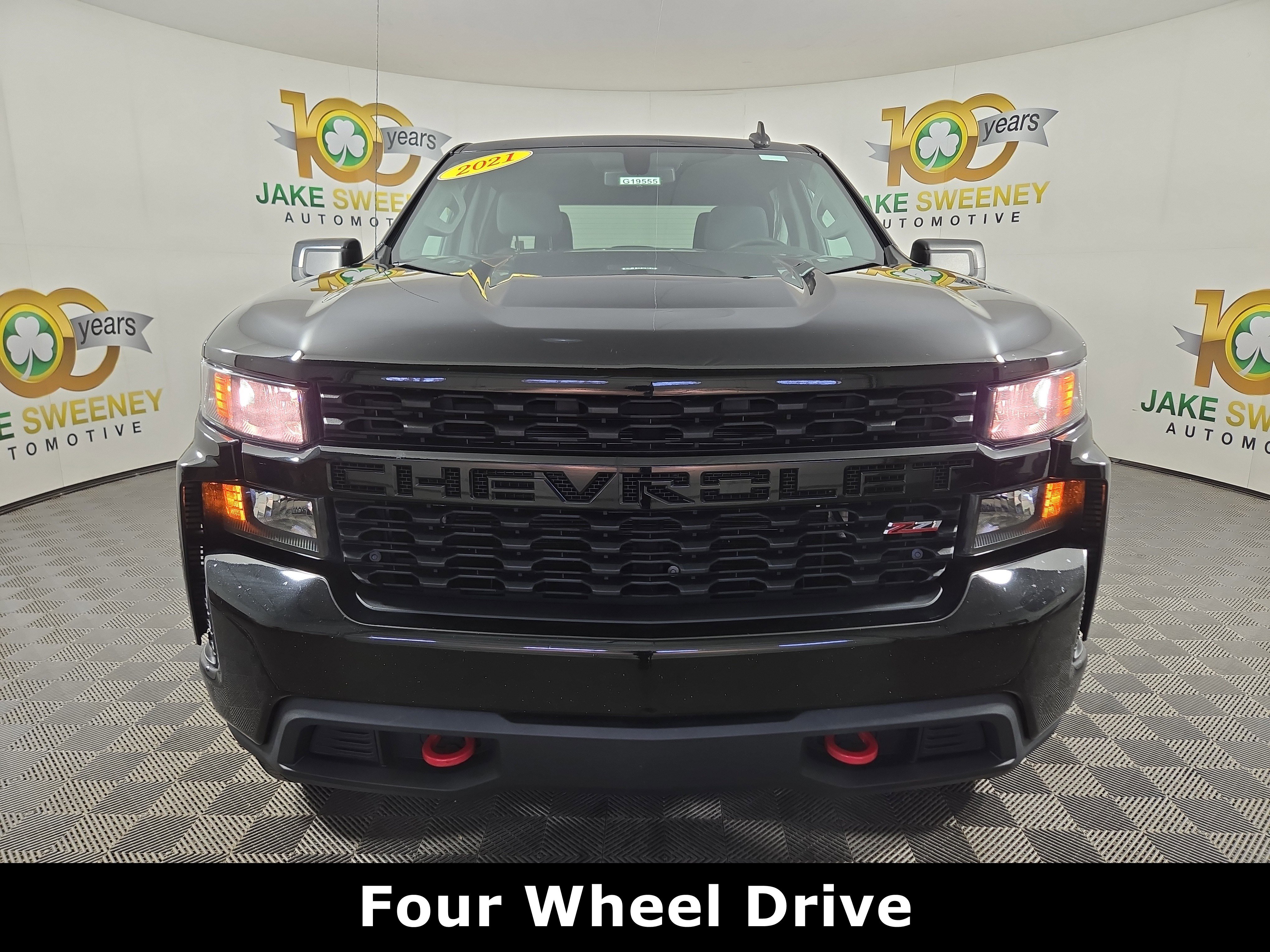 Certified 2021 Chevrolet Silverado 1500 Custom Trail Boss w/ Midnight Edition image 2
