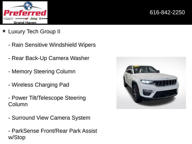 Used 2024 Jeep Grand Cherokee Limited w/ Luxury Tech Group II image 12