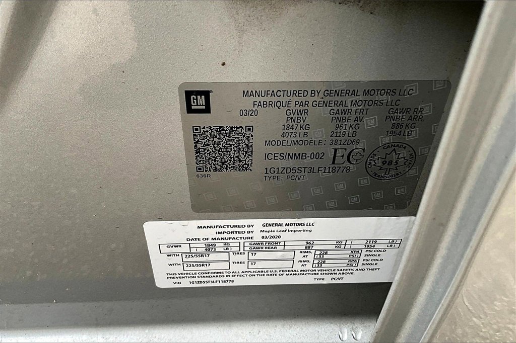 Used 2020 Chevrolet Malibu LT image 19