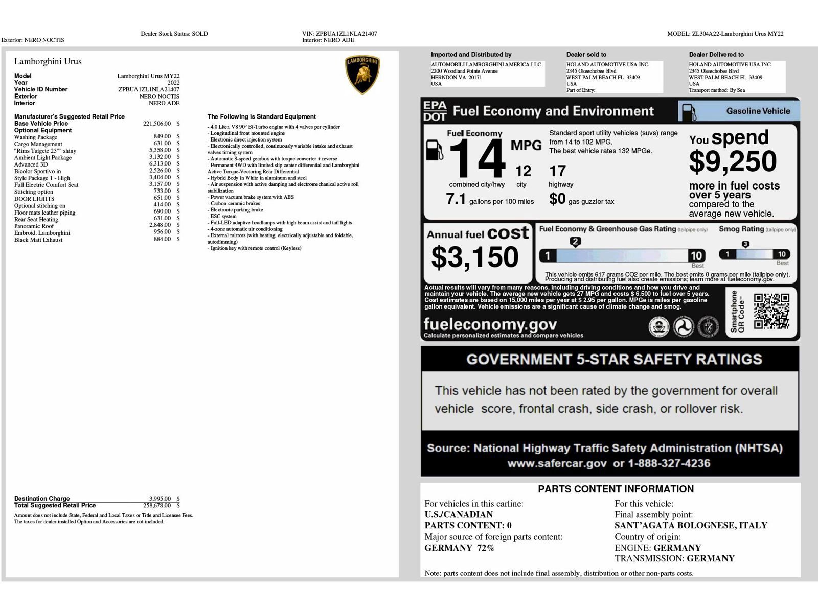 Used 2022 Lamborghini Urus image 6