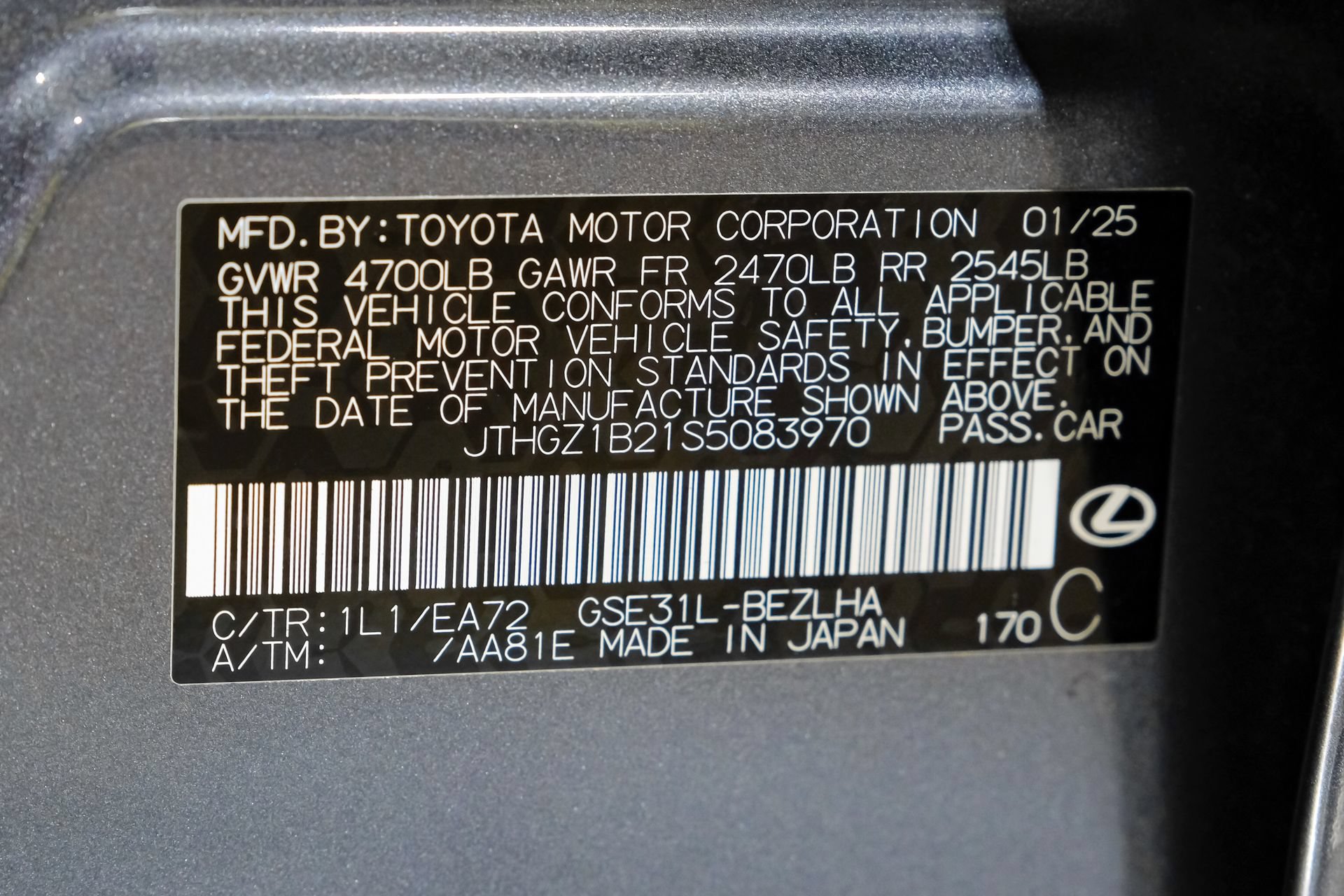 Used 2025 Lexus IS 350 F Sport w/ Navigation Package RWD image 60