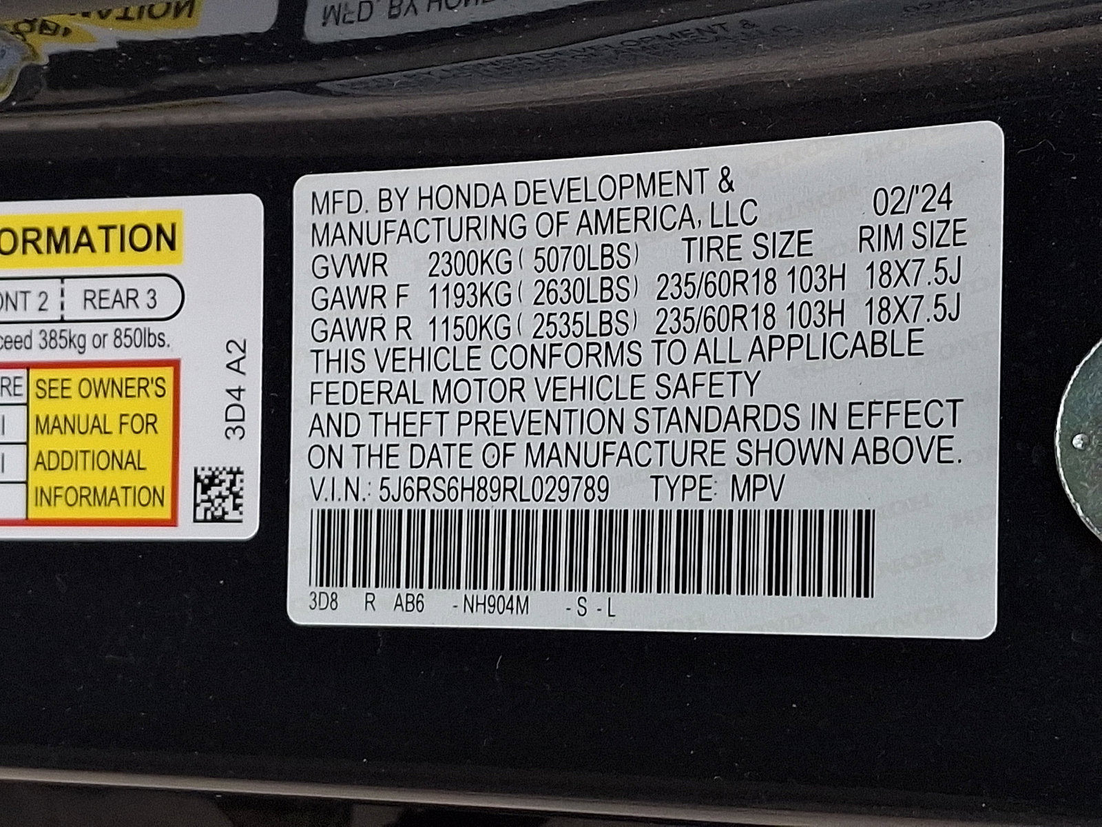 Certified 2024 Honda CR-V Sport-L image 27