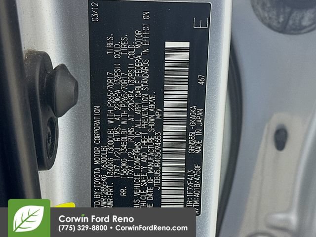 Used 2012 Toyota 4Runner Trail AWD/4WD image 31