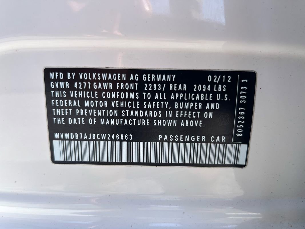 Used 2012 Volkswagen Golf 4-Door FWD image 27