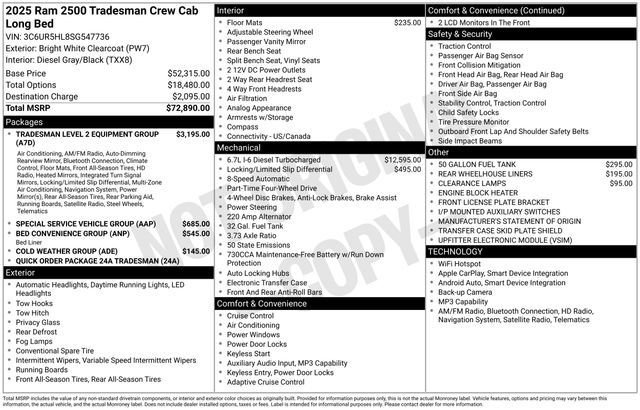 Used 2025 RAM 2500 Tradesman image 32