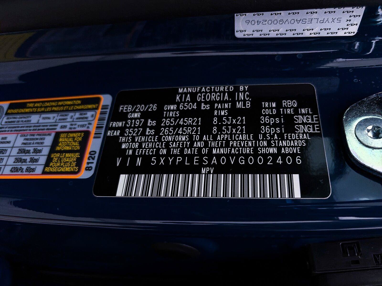 Used 2027 Kia Telluride X-Line SX Prestige w/ Towing Package AWD/4WD image 45