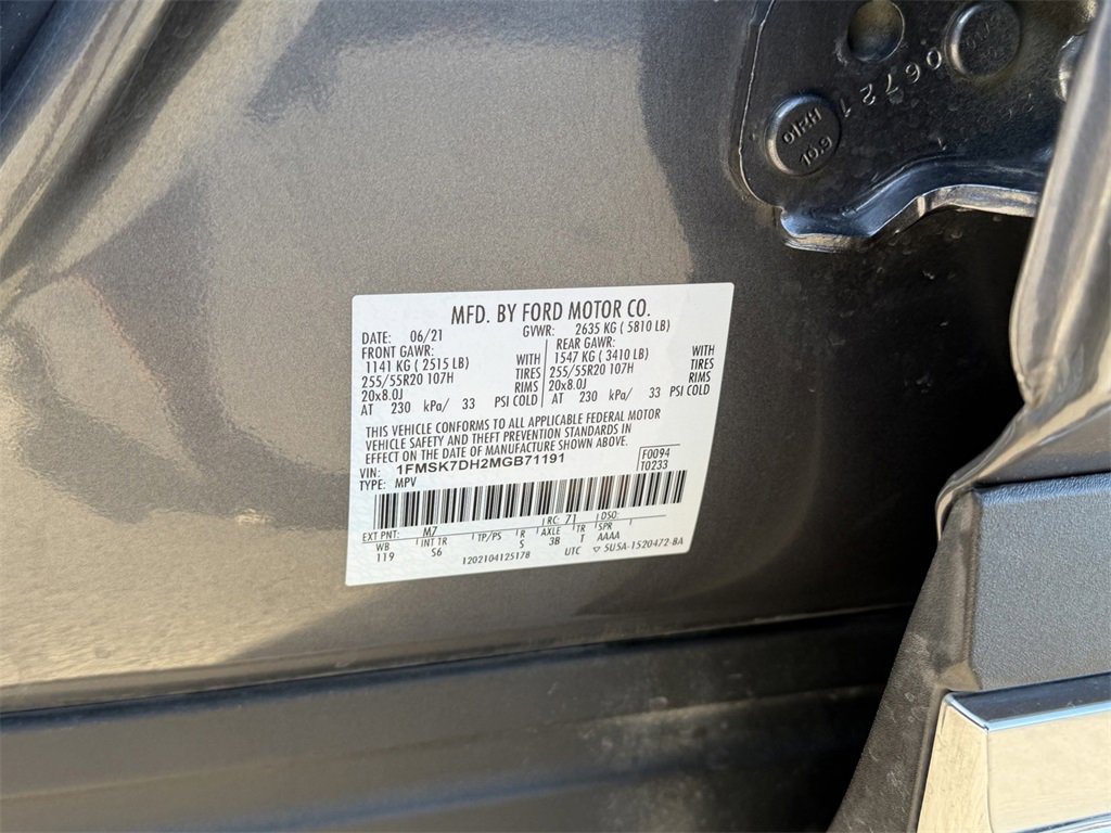 Used 2021 Ford Explorer XLT w/ Equipment Group 202A image 30