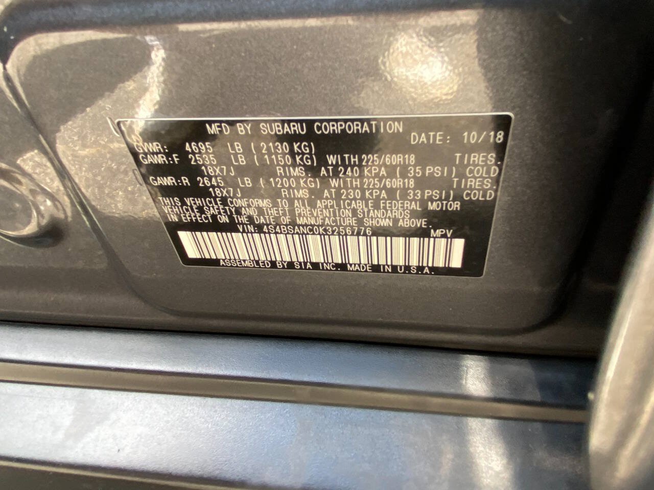 Used 2019 Subaru Outback 2.5i Limited AWD/4WD image 63