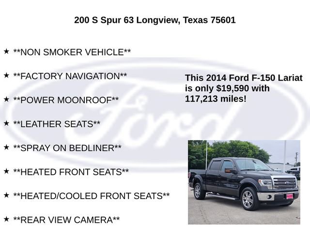 Used 2014 Ford F150 Lariat w/ Equipment Group 502A Luxury RWD image 5