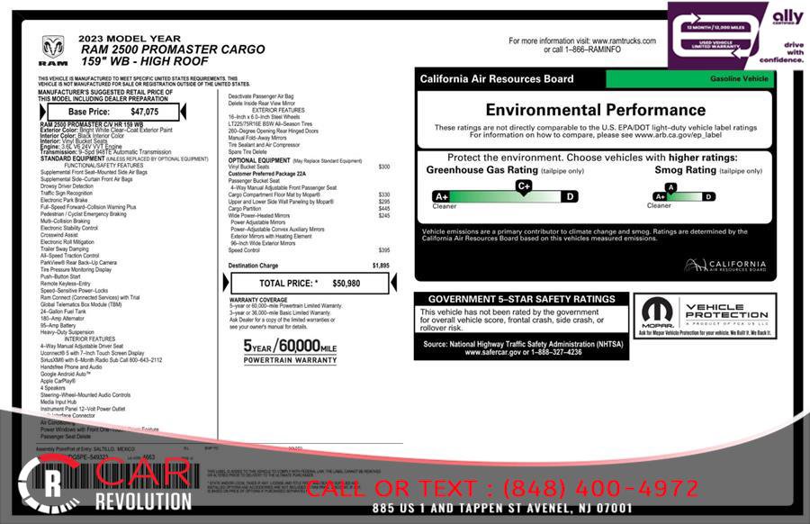 Used 2023 RAM ProMaster 2500 FWD image 12
