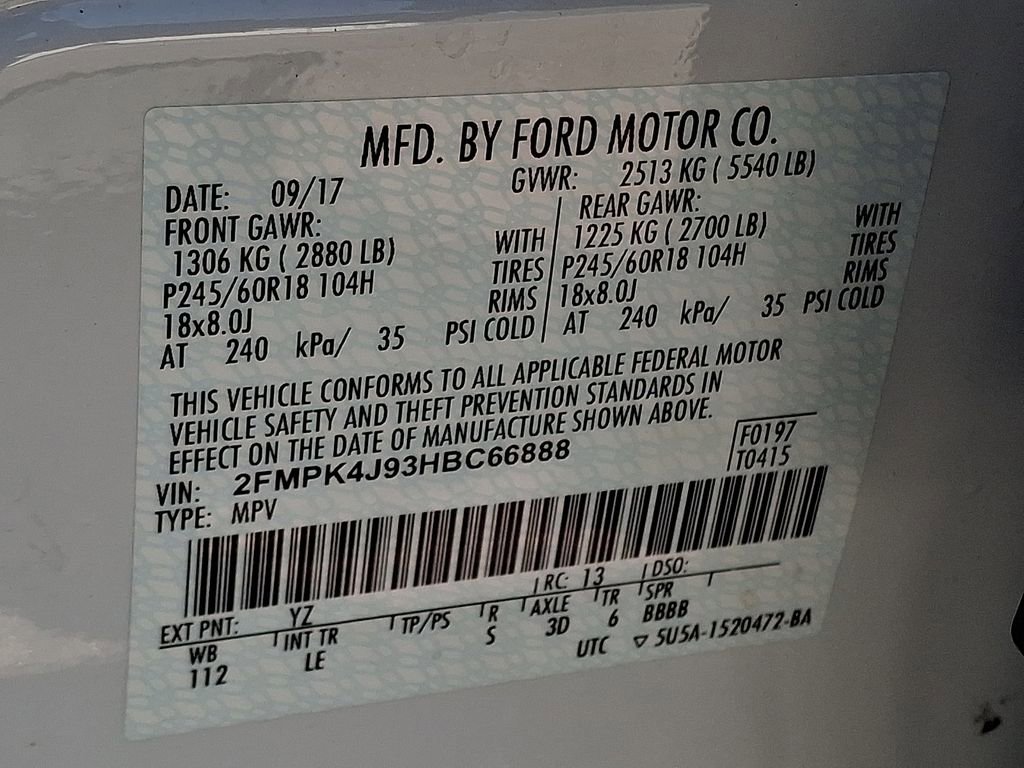 Used 2017 Ford Edge SEL w/ Equipment Group 201A image 27