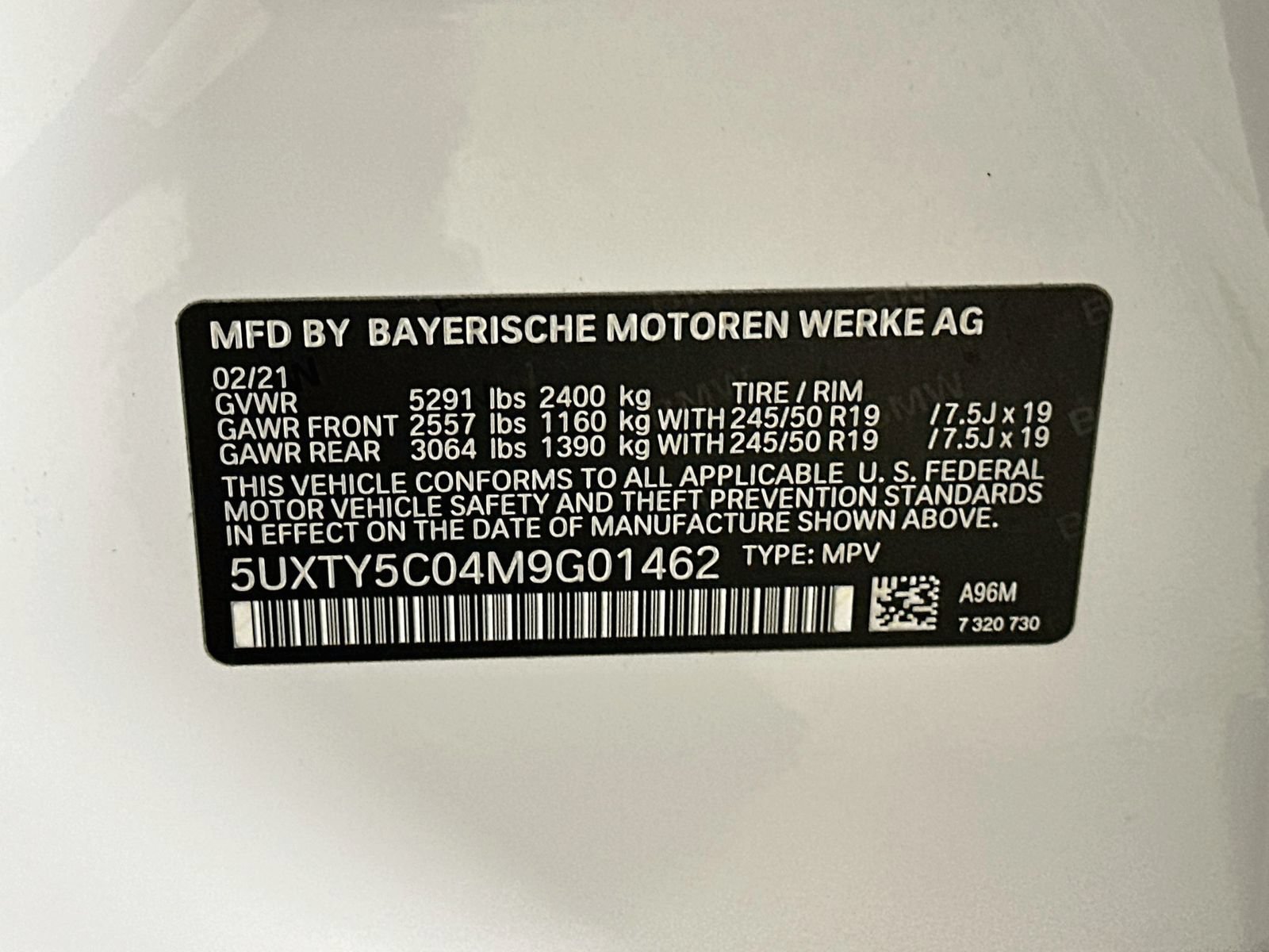 Used 2021 BMW X3 xDrive30i w/ Convenience Package AWD/4WD image 48