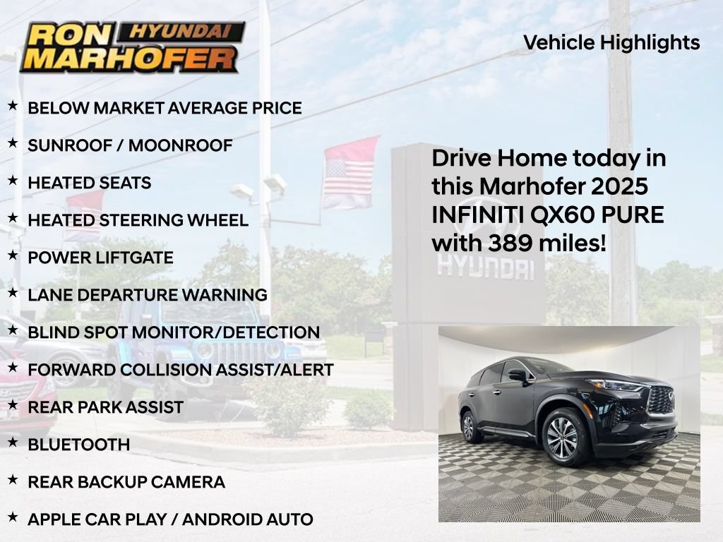 Used 2025 INFINITI QX60 Pure AWD/4WD image 13