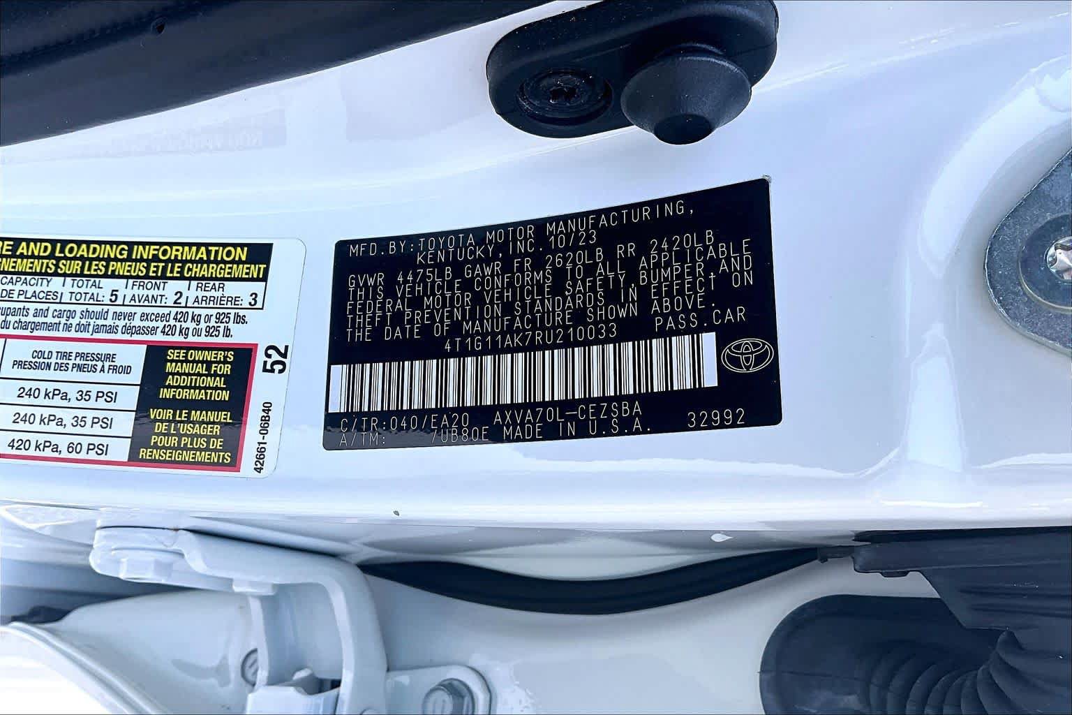 Used 2024 Toyota Camry SE FWD image 34