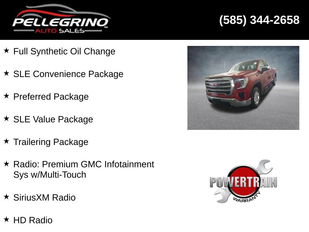 Used 2019 GMC Sierra 1500 SLE w/ SLE Value Package AWD/4WD image 2