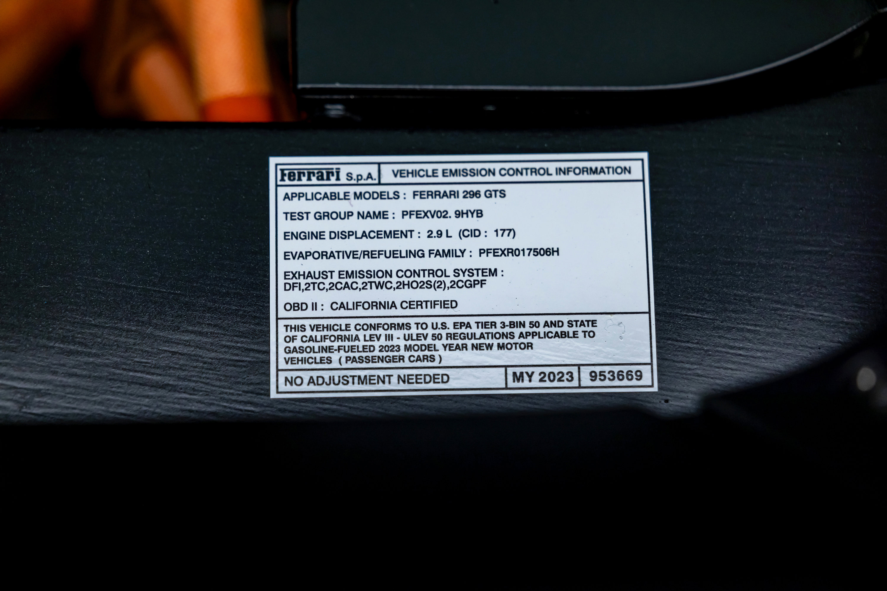 Certified 2023 Ferrari 296 GTS image 47