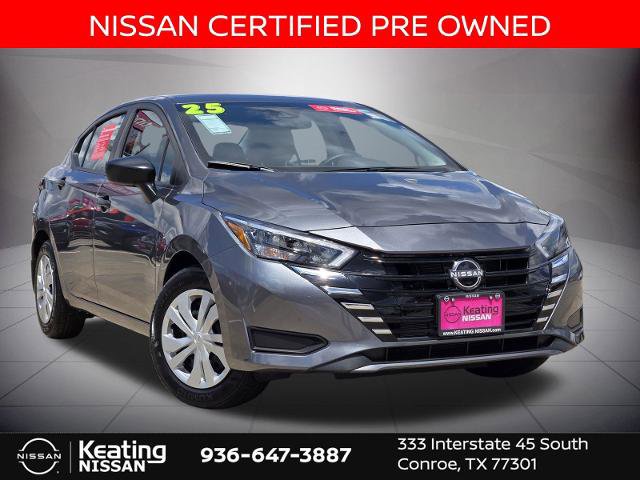 Certified 2025 Nissan Versa S w/ Trunk Package