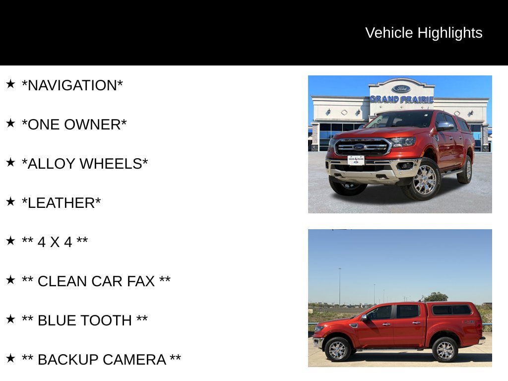 Certified 2022 Ford Ranger Lariat w/ Equipment Group 501A High AWD/4WD image 4