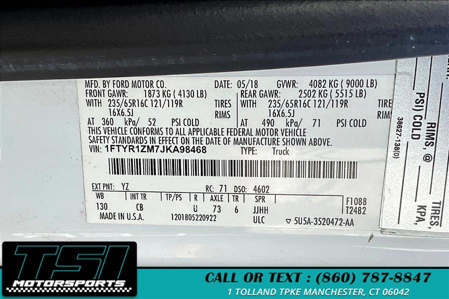 Used 2018 Ford Transit 250 130 Low Roof w/ Exterior Upgrade Package image 32