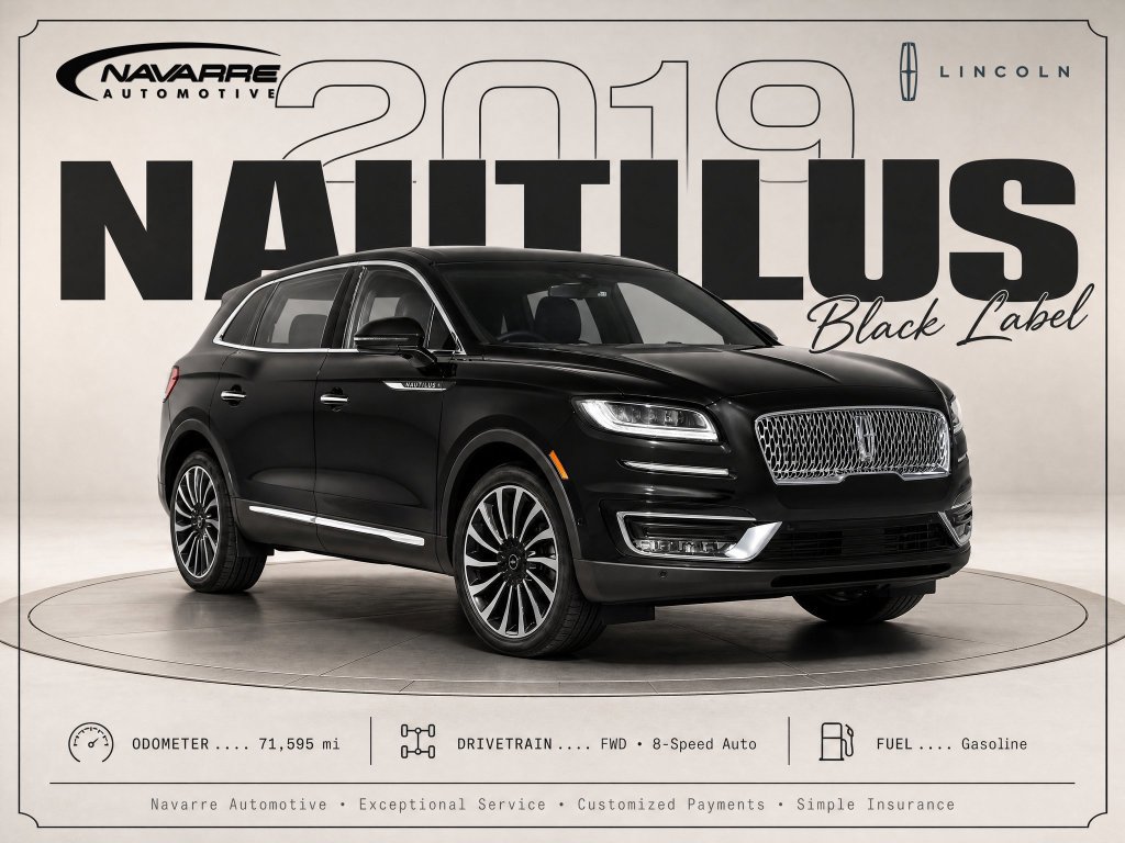 Used 2019 Lincoln Nautilus Black Label