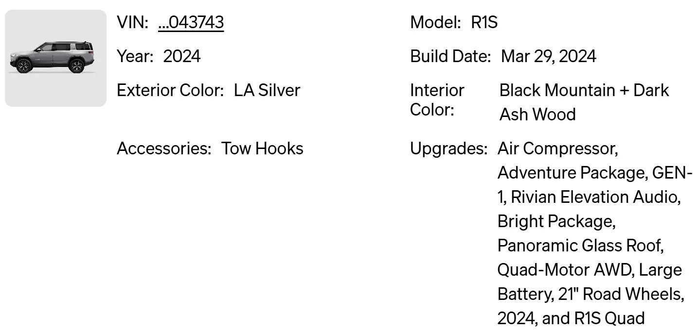 Used 2024 Rivian R1S Adventure Quad AWD/4WD image 41