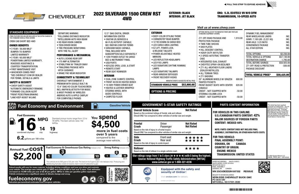 Used 2022 Chevrolet Silverado 1500 RST image 3
