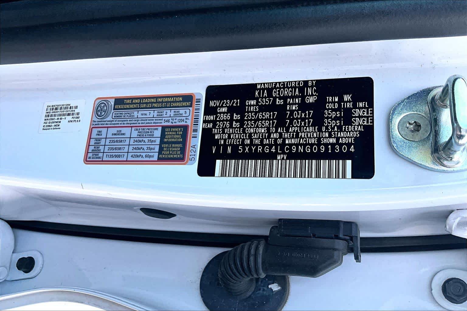 Used 2022 Kia Sorento LX FWD image 34