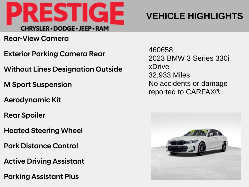 Used 2023 BMW 330i xDrive Sedan w/ M Sport Package AWD/4WD image 6