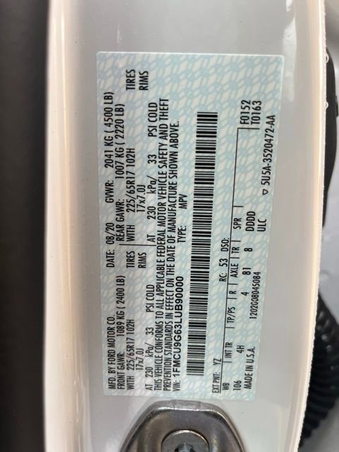 Used 2020 Ford Escape SE image 31