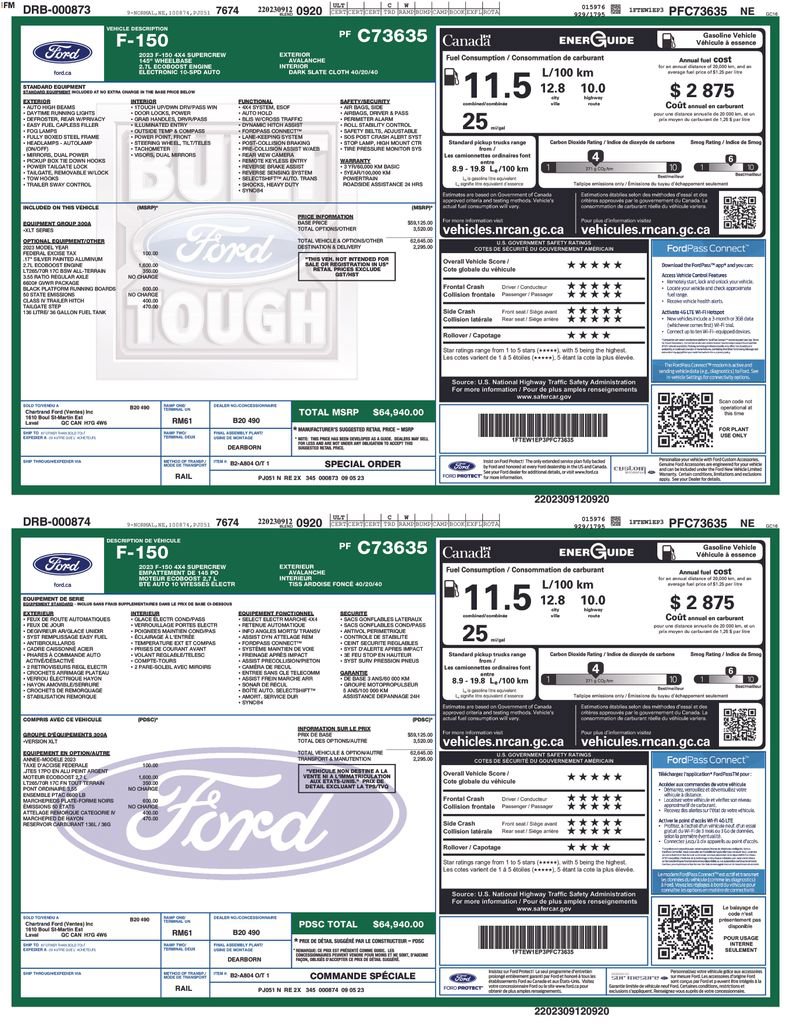 Used 2023 Ford F150 XLT AWD/4WD image 5