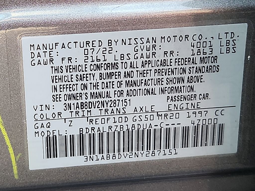 Certified 2022 Nissan Sentra SR w/ Midnight Edition image 27