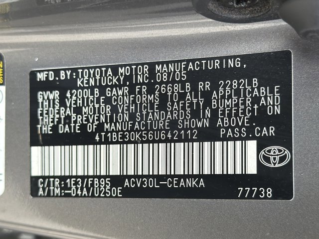 Used 2006 Toyota Camry LE image 22