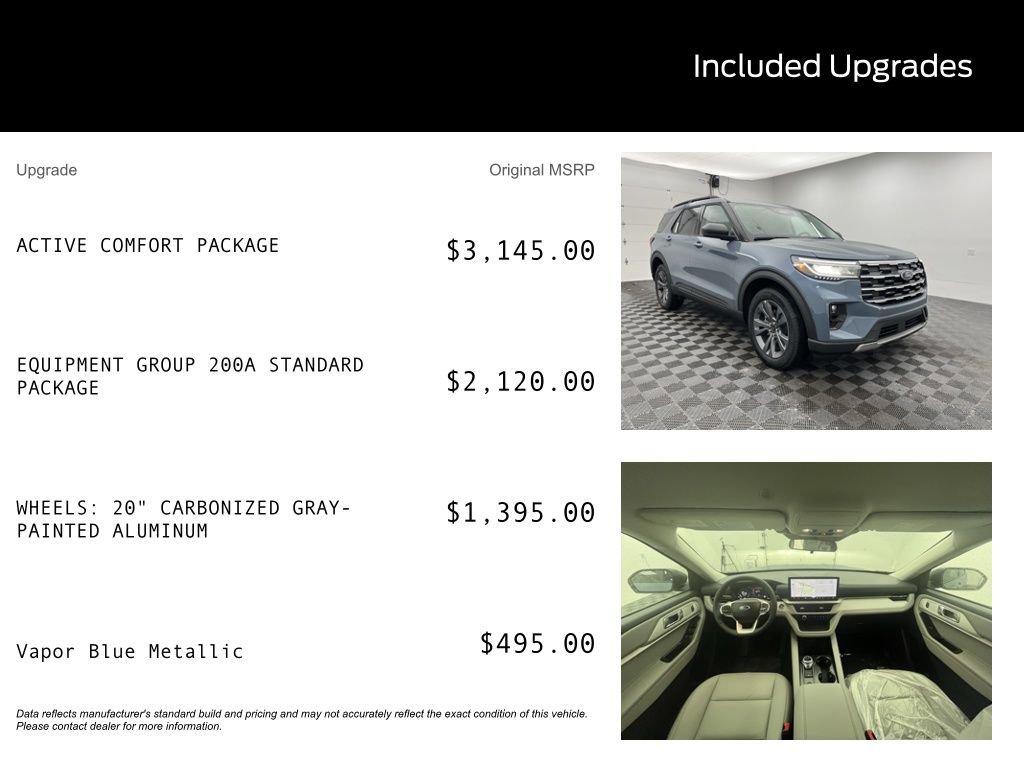 New 2026 Ford Explorer Active w/ Active Comfort Package image 3