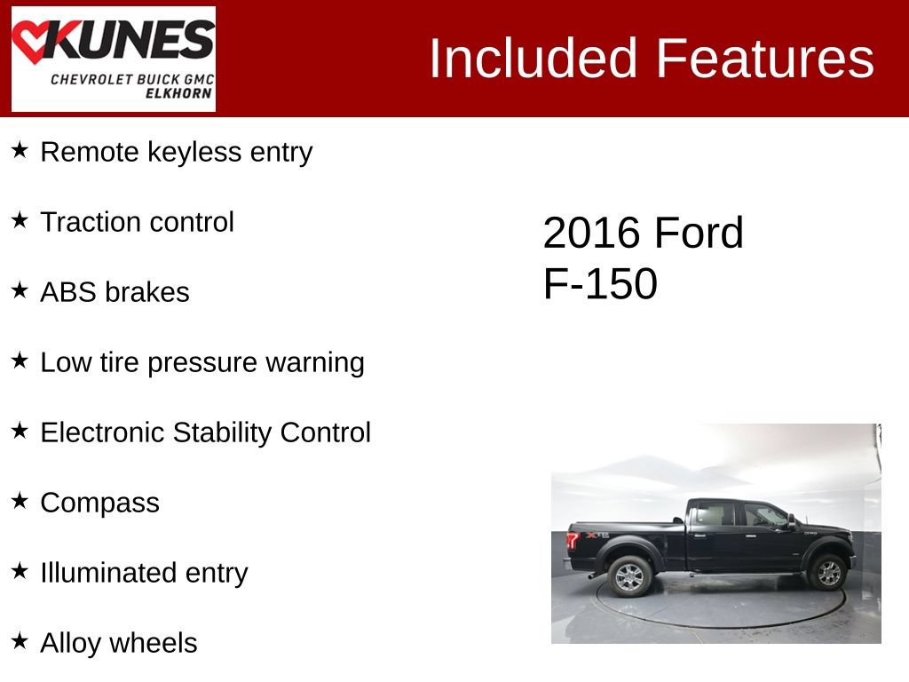 Used 2016 Ford F150 XLT w/ Equipment Group 302A Luxury AWD/4WD video 2