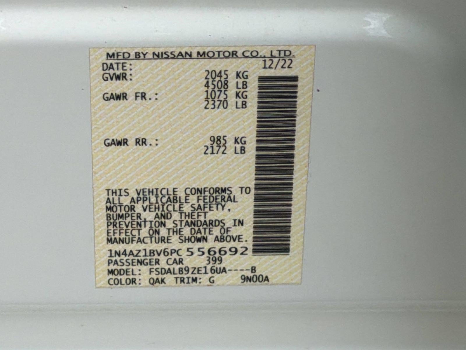 Used 2023 Nissan Leaf S FWD image 23