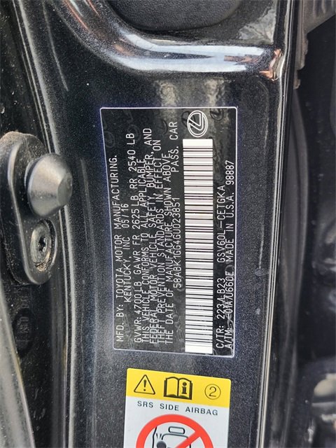 Used 2016 Lexus ES 350 image 35