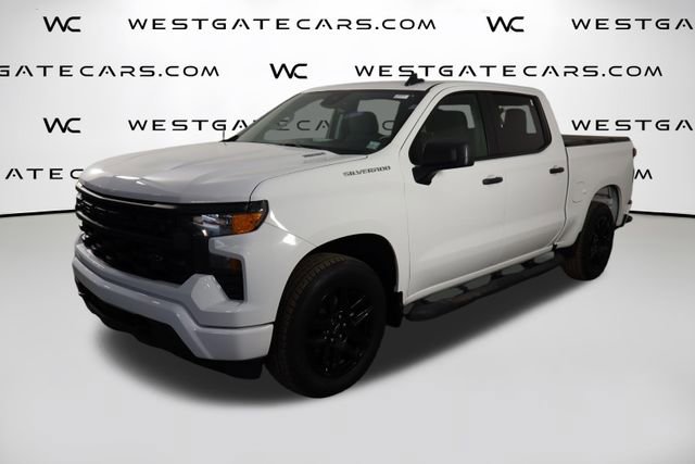 Used 2025 Chevrolet Silverado 1500 Custom w/ LPO, Dark Essentials Package RWD image 1