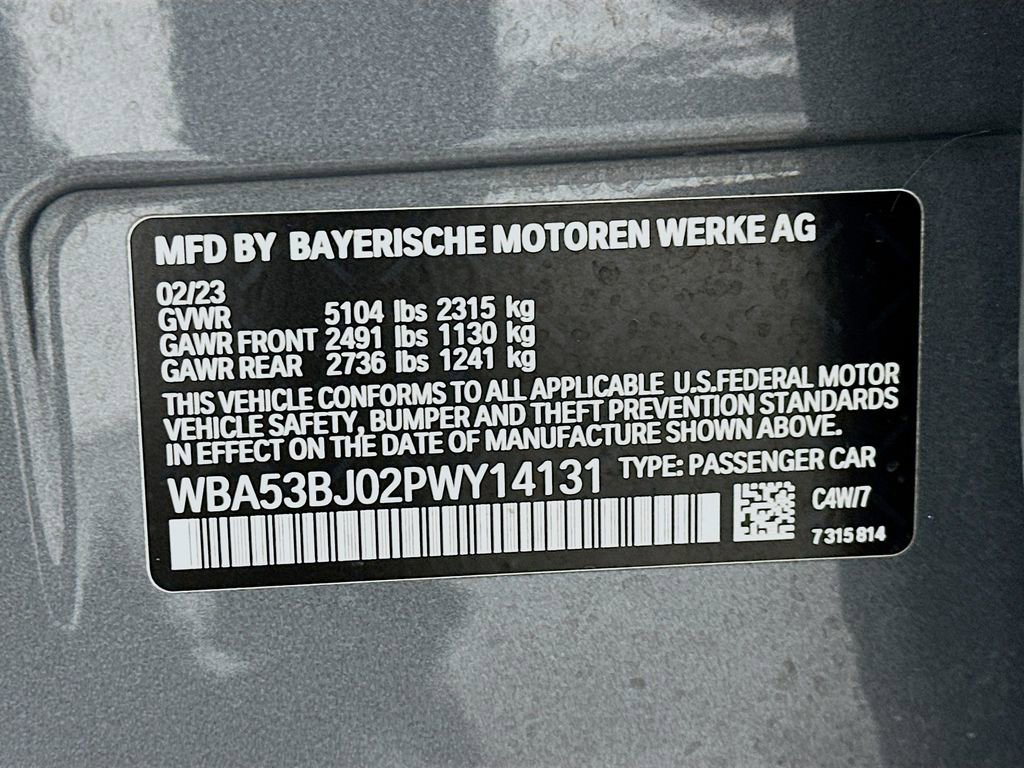 Certified 2023 BMW 540i w/ Premium Package image 33