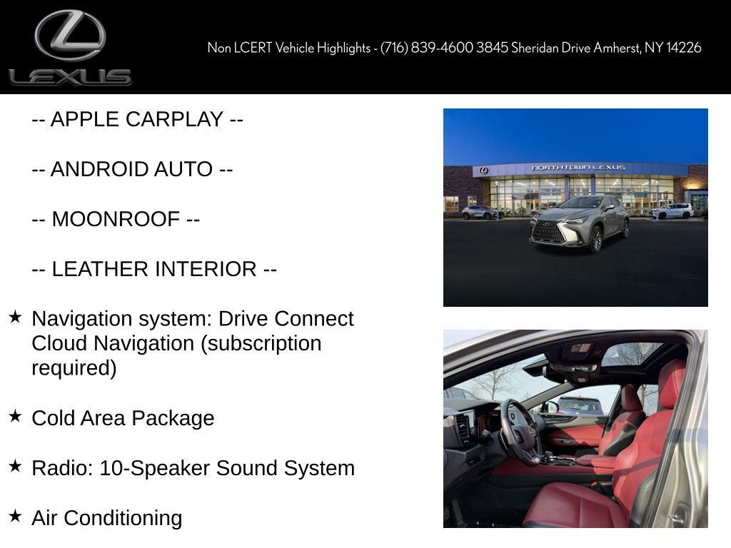 Used 2023 Lexus NX 350 AWD w/ Cold Area Package image 6