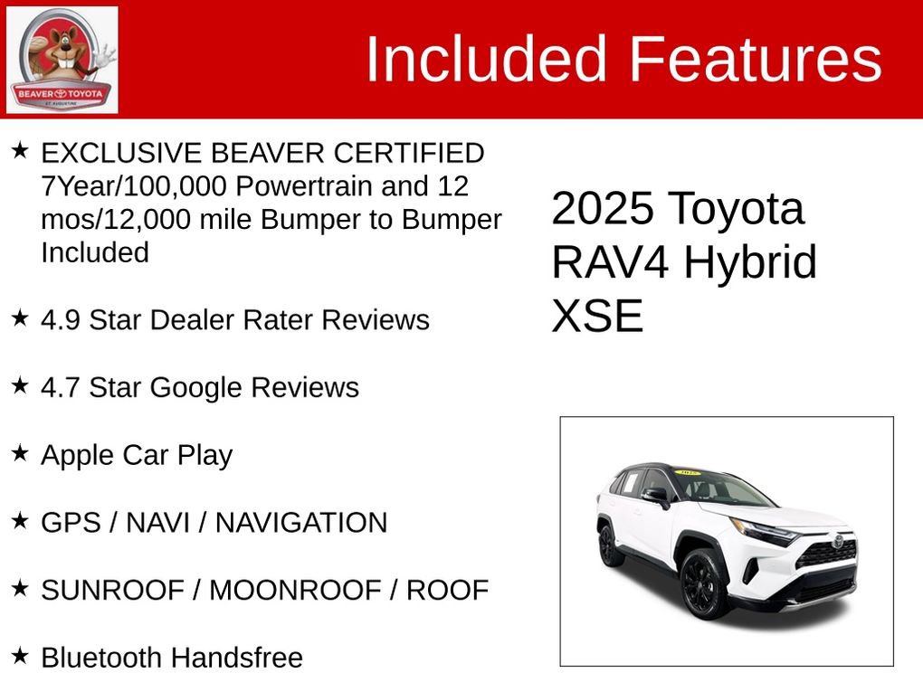 Used 2025 Toyota RAV4 XSE w/ Advanced Technology Package image 4