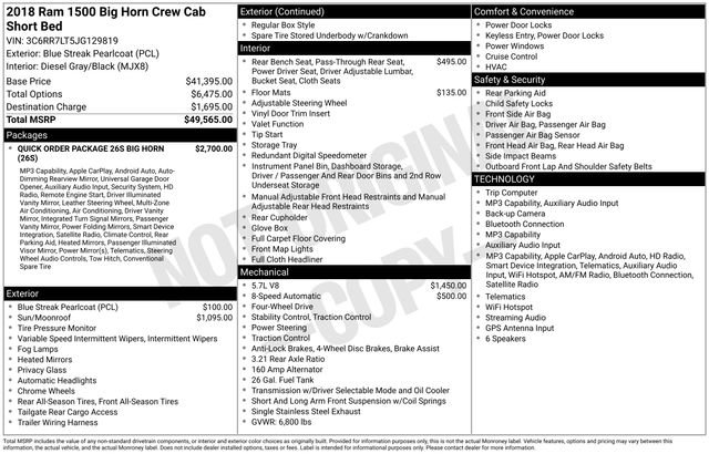 Used 2018 RAM 1500 Big Horn AWD/4WD image 4