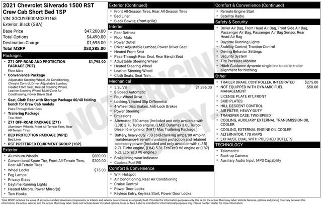 Used 2021 Chevrolet Silverado 1500 RST AWD/4WD image 5