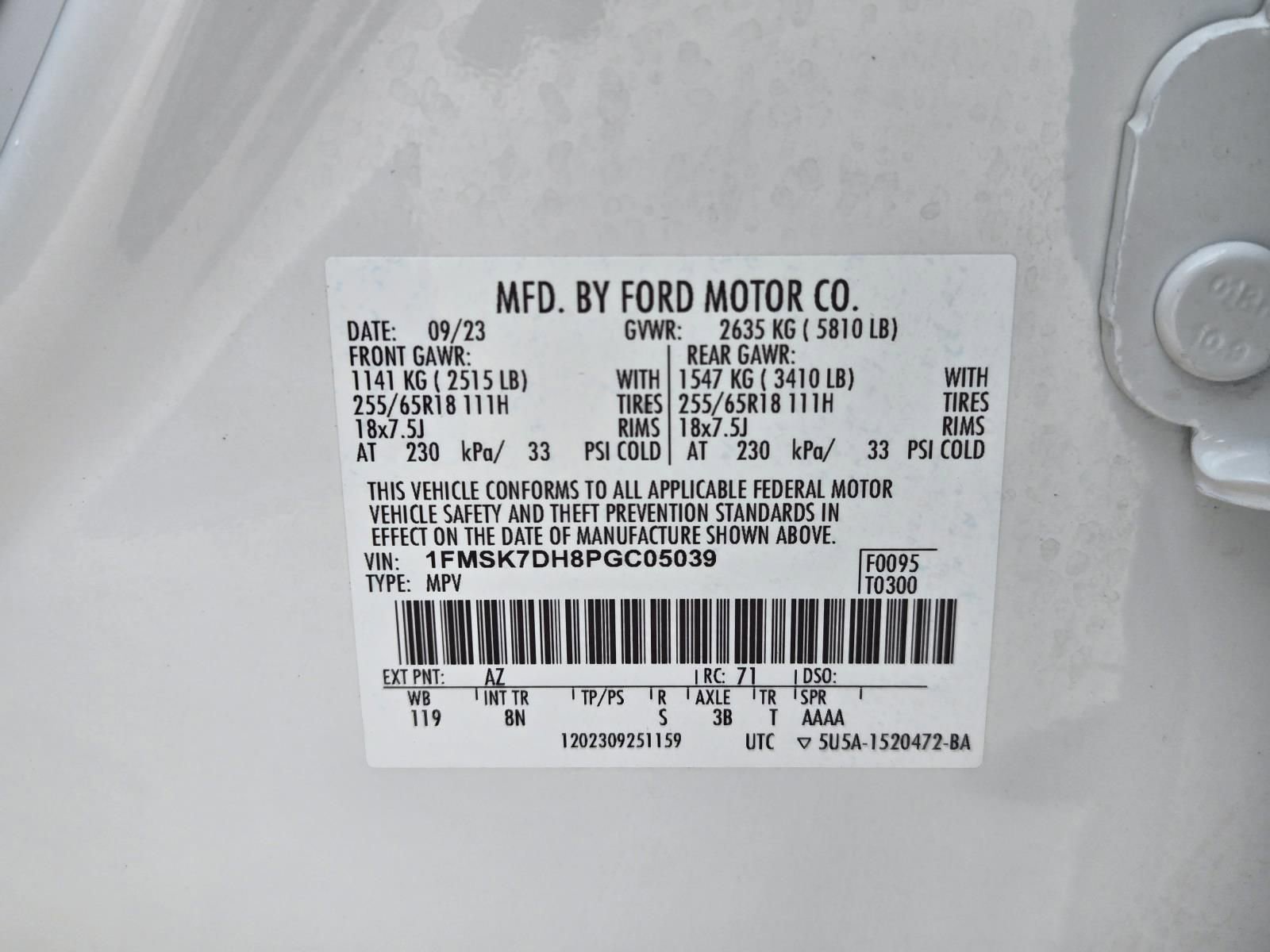 Used 2023 Ford Explorer XLT RWD image 30