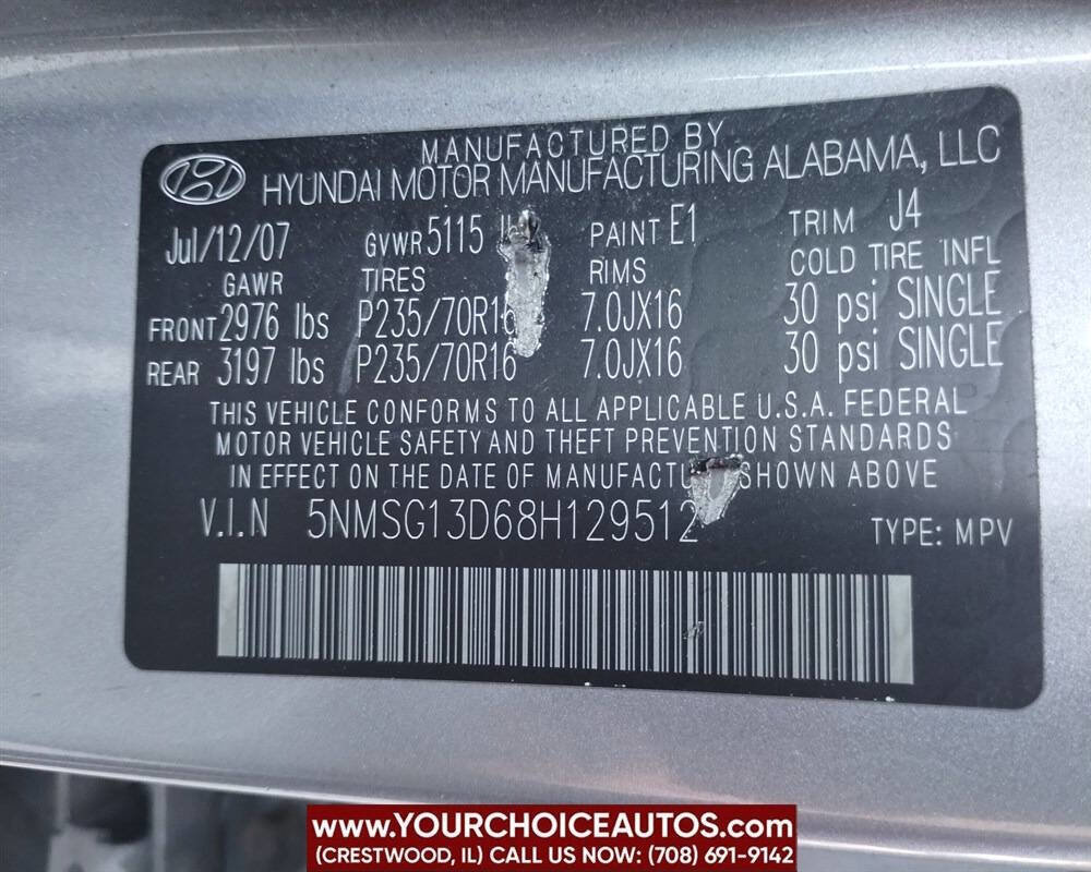 Used 2008 Hyundai Santa Fe GLS image 36