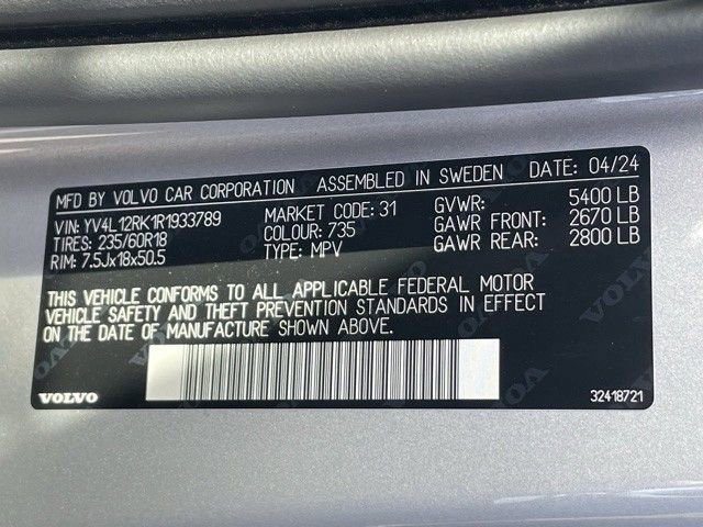 Used 2024 Volvo XC60 B5 Core image 35